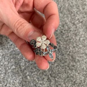 Silver Flower Ring